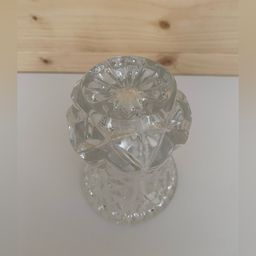 VINTAGE Zajecar 24% Lead Crystal Yugoslavia Elegant & Classy Toothpick Holder - Picture 5 of 10